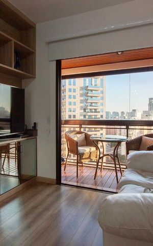 Studio à venda com 42m², 1 quarto e 1 vaga Studio à venda com 42m², 1 quarto e 1 vagaSala