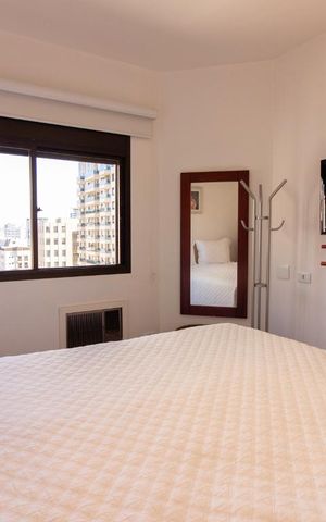 Studio à venda com 42m², 1 quarto e 1 vaga Studio à venda com 42m², 1 quarto e 1 vagaQuarto