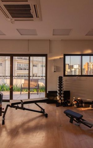 Studio à venda com 42m², 1 quarto e 1 vaga Studio à venda com 42m², 1 quarto e 1 vagaÁrea comum - Academia
