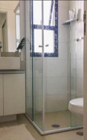 Studio para alugar com 38m², 1 quarto e 1 vaga Studio para alugar com 38m², 1 quarto e 1 vagaBanheiro