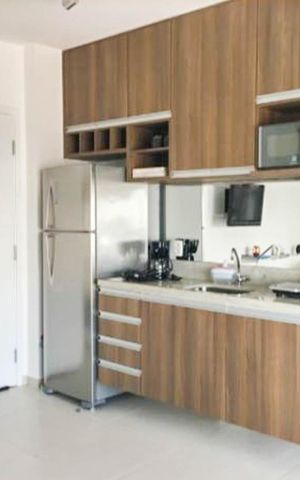 Studio para alugar com 38m², 1 quarto e 1 vaga Studio para alugar com 38m², 1 quarto e 1 vagaCozinha