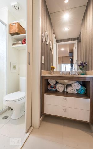 Apartamento à venda com 49m², 1 quarto e sem vaga Apartamento à venda com 49m², 1 quarto e sem vagaBanheiro