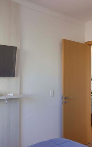 Apartamento à venda com 45m², 1 quarto e 1 vagaQuarto