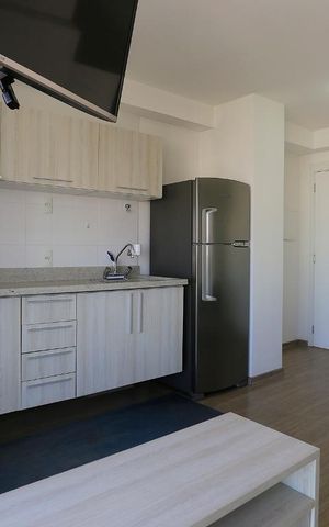 Studio à venda com 32m², 1 quarto e 1 vagaCozinha