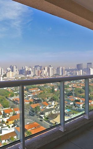 Studio à venda com 32m², 1 quarto e 1 vagaVaranda