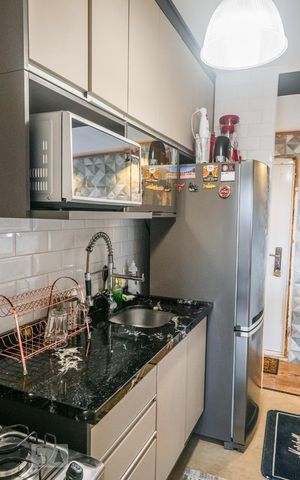 Studio à venda com 63m², 1 quarto e 1 vaga Studio à venda com 63m², 1 quarto e 1 vagaCozinha