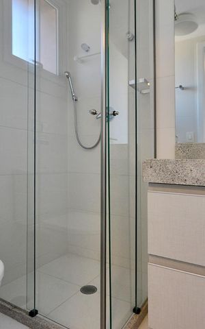 Apartamento à venda com 125m², 3 quartos e 4 vagasBanheiro da Suíte 3