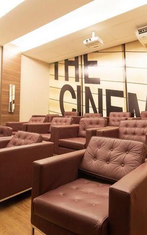 Apartamento para alugar com 34m², 1 quarto e 1 vagaArea comum - Sala de cinema
