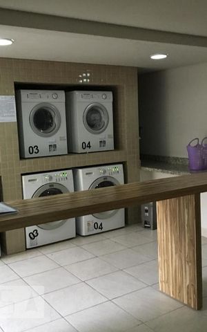 Apartamento para alugar com 35m², 1 quarto e 1 vaga Apartamento para alugar com 35m², 1 quarto e 1 vagaÁrea Comum - Lavanderia
