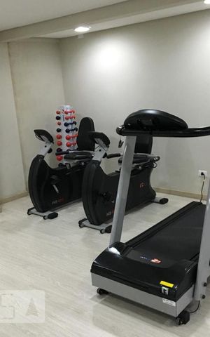Apartamento para alugar com 35m², 1 quarto e 1 vaga Apartamento para alugar com 35m², 1 quarto e 1 vagaÁrea Comum - Academia