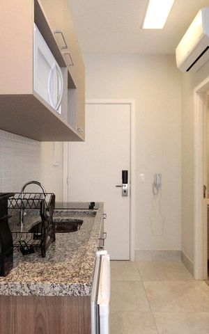 Studio à venda com 23m², 1 quarto e sem vagaCozinha