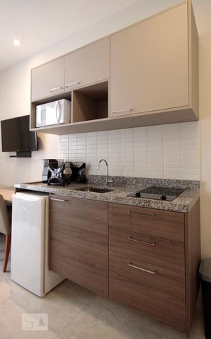Studio à venda com 23m², 1 quarto e sem vagaCozinha