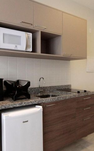Studio à venda com 23m², 1 quarto e sem vagaCozinha