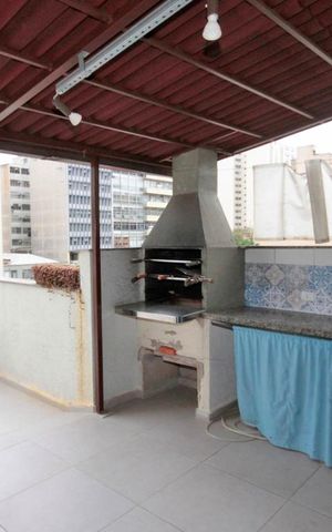Apartamento à venda com 55m², 1 quarto e sem vagaChurrasqueira