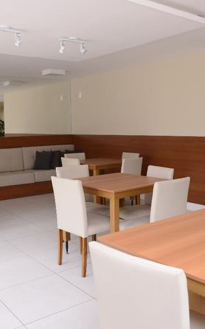 Apartamento à venda com 65m², 2 quartos e 1 vagaÁrea comum - Salão de festas