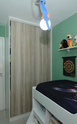 Apartamento à venda com 80m², 3 quartos e 1 vagaQuarto 2