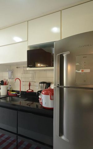 Apartamento à venda com 80m², 3 quartos e 1 vagaCozinha e Área de Serviço
