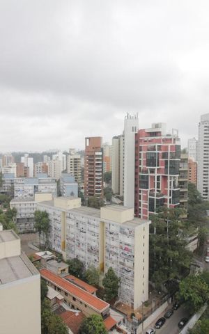 Studio à venda com 36m², 1 quarto e 1 vagaVista da varanda
