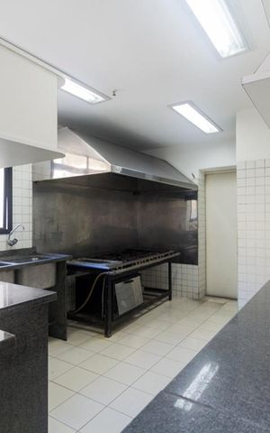 Apartamento para alugar com 45m², 1 quarto e 1 vagaCozinha do Salão de Festas
