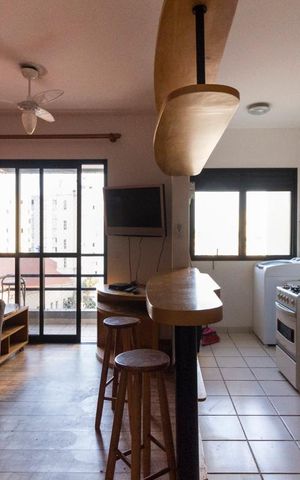 Apartamento para alugar com 45m², 1 quarto e 1 vagaSala