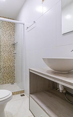 Apartamento à venda com 133m², 3 quartos e sem vaga Apartamento à venda com 133m², 3 quartos e sem vagaBanheiro da Suíte