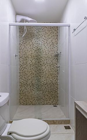 Apartamento à venda com 133m², 3 quartos e sem vaga Apartamento à venda com 133m², 3 quartos e sem vagaBanheiro da Suíte