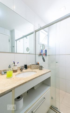 Apartamento para alugar com 125m², 3 quartos e 3 vagas Apartamento para alugar com 125m², 3 quartos e 3 vagasBanheiro do Quarto 1