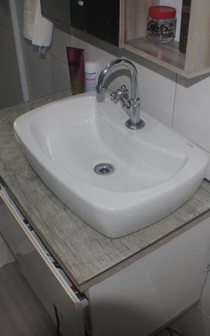 Apartamento para alugar com 120m², 3 quartos e 4 vagasDetalhe do Banheiro da Suíte