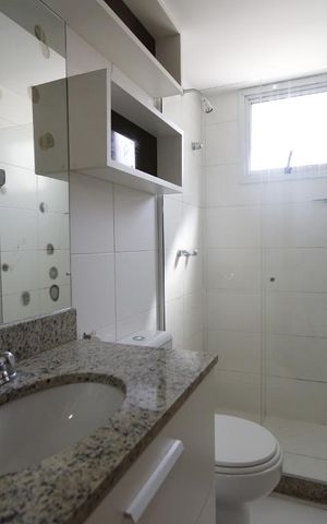 Apartamento para alugar com 77m², 2 quartos e 1 vagaBanheiro suite
