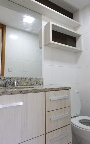 Apartamento para alugar com 77m², 2 quartos e 1 vagaBanheiro Social
