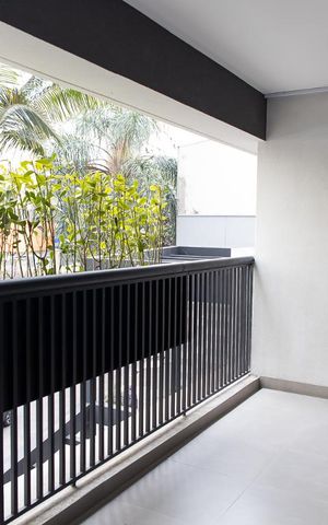 Studio à venda com 33m², 1 quarto e sem vagaVaranda
