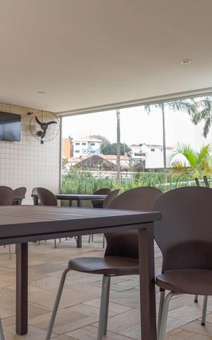 Apartamento à venda com 118m², 3 quartos e 2 vagasChurrasqueira