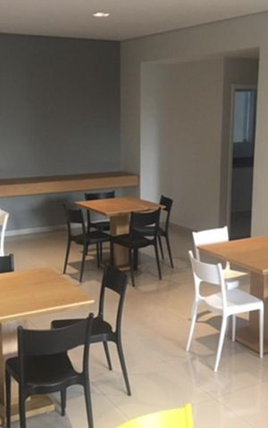 Studio à venda com 63m², 2 quartos e 1 vaga Studio à venda com 63m², 2 quartos e 1 vagaÁrea comum - Salão de festas