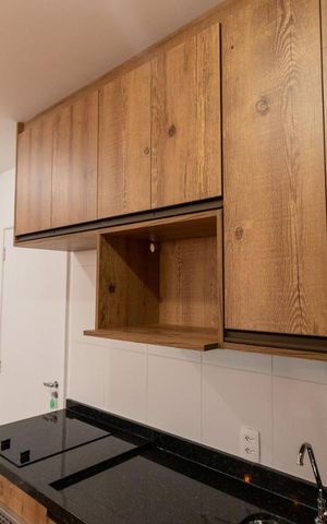Apartamento à venda com 35m², 1 quarto e 1 vaga Apartamento à venda com 35m², 1 quarto e 1 vagaCozinha - Armários