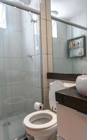 Apartamento à venda com 55m², 2 quartos e 1 vagaBanheiro