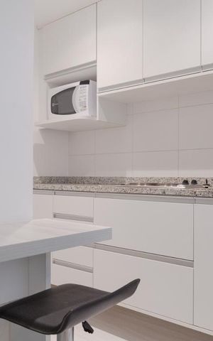 Studio à venda com 35m², 1 quarto e sem vagaCozinha