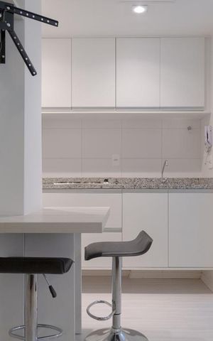 Studio à venda com 35m², 1 quarto e sem vagaCozinha