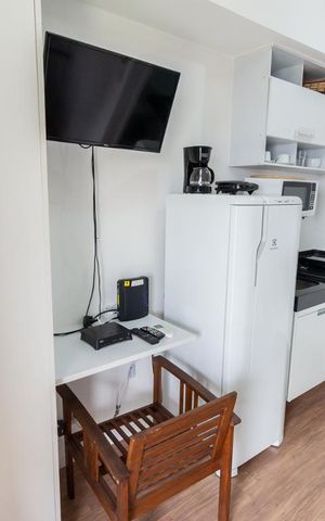 Studio para alugar com 25m², 1 quarto e 1 vagaSala Cozinha