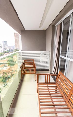Studio para alugar com 25m², 1 quarto e 1 vagaVaranda
