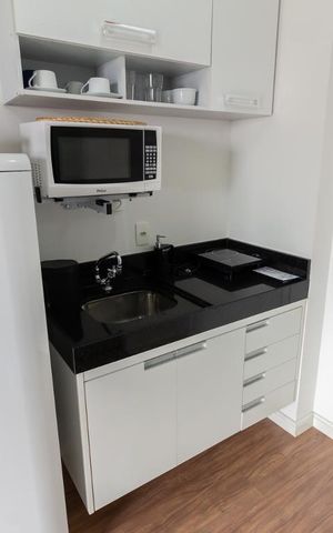 Studio para alugar com 25m², 1 quarto e 1 vagaCozinha