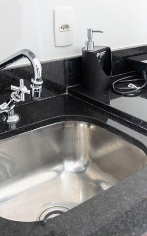 Studio para alugar com 25m², 1 quarto e 1 vagaCozinha Pia