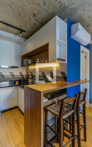 Studio para alugar com 29m², 1 quarto e sem vagaCozinha