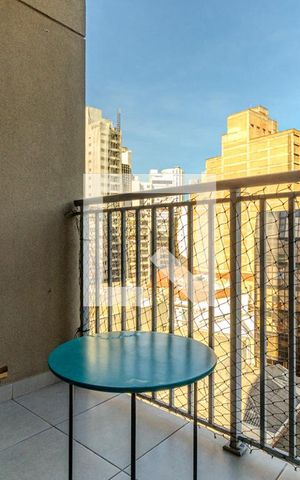 Studio para alugar com 29m², 1 quarto e sem vagaVaranda