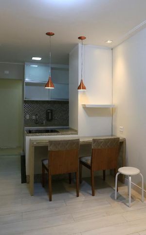 Studio à venda com 43m², 1 quarto e 1 vagaSala