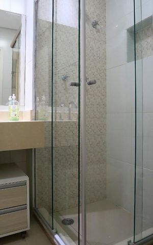 Studio à venda com 43m², 1 quarto e 1 vagaBanheiro