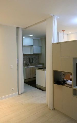 Studio à venda com 43m², 1 quarto e 1 vagaQuarto
