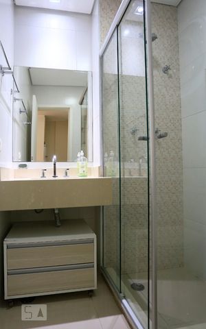 Studio à venda com 43m², 1 quarto e 1 vagaBanheiro