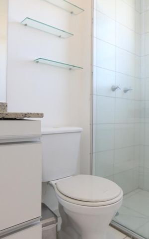 Apartamento à venda com 57m², 2 quartos e 1 vagaBanheiro da Suíte