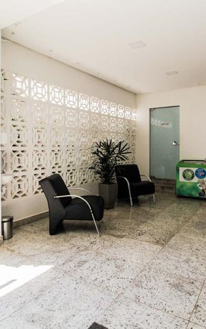 Apartamento para alugar com 114m², 2 quartos e 2 vagasHall de entrada do condomínio