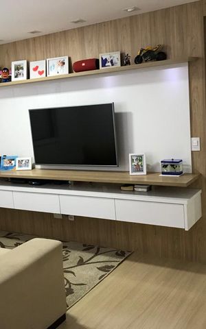 Apartamento à venda com 63m², 3 quartos e 1 vaga Apartamento à venda com 63m², 3 quartos e 1 vagaSala- Quarto 1 Reversível